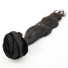 Raw Indian Wavy Natural Black Clip Ins